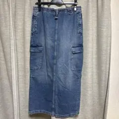 ZARA デニムロングスカート　サイズS