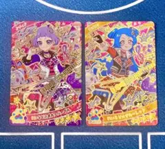 ひみつのアイプリ　リング3だん　わいるどすたーパープル　レッド　チィ　ビビ　星4