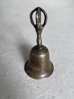 希少 骨董時代物 ヒンドゥー教 真鍮釣鐘 風鈴 ガネーシャ 仏教美術品