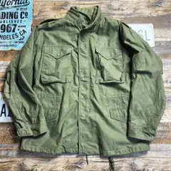 実物 米軍 70s U.S. Army M-65 フィールドジャケット M 古着