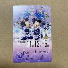 ディズニーフリーきっぷ　クリスマス2011