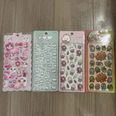 かわいいキャラクターシールセット