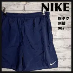 NIKE◎ナイキ 90s 銀タグ 刺繍ロゴ 水陸両用 ショーツのサムネイル
