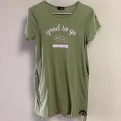 JENNI love 半袖ワンピース カーキ