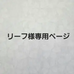 ◉リーフ様専用ページ◉