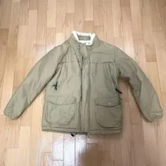 リバーシブル ベージュ ボアジャケット