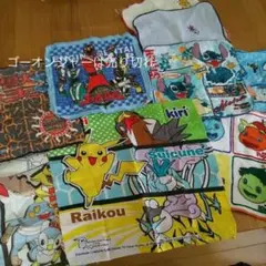 ポケモン ステッチ 新幹線 獣王 他ハンカチ