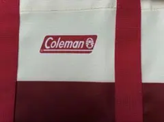 ✨コールマン×サッポロ✨トートバッグ　赤　ベージュ　Coleman