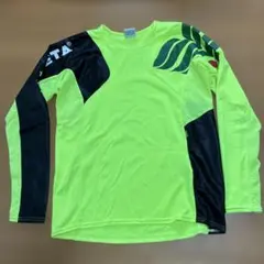 ATHLETA 蛍光イエロー 長袖シャツ S
