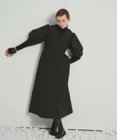 PUBLIC TOKYO キルティングバックオープンワンピース