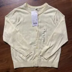 UNIQLO キッズ カーディガン 110 イエロー