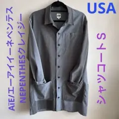 AïE/エーアイイーネペンテスNEPENTHESクレイジーパターンシャツコートSのサムネイル