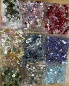 M*ー様 ガラスビーズ　まとめ売り⑥必ず説明文を確認下さい　ざっくり5000円以