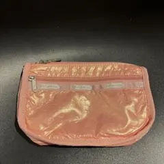 Lesportsac レスポートサック　ピンク　ポーチ 中型