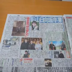 2/18 スポーツ報知 新聞が 影山優佳 橋本良亮