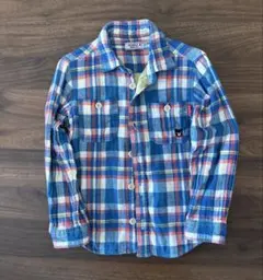 DOUBLE.B チェック柄シャツ　110