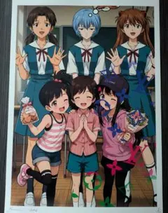 エヴァンゲリオン アニメディア2009年9月号付録 B2サイズビジュアル