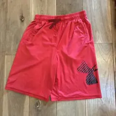 Under Armour 赤 バスケットボールパンツ YXL