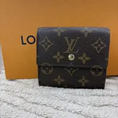 「LOUIS VUITTON」モノグラム Wホック財布　二つ折りM61652