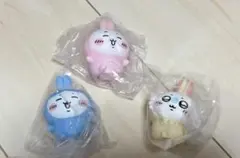 ちいかわ　ソフビフィギュア4 ちいかわ　ハチワレ　モモンガ　①