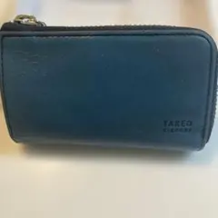 TAKEO KIKUCHI 青 レザー キーケースのサムネイル