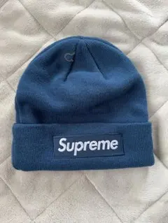 23FW AW シュプリーム ボックスロゴ ビーニー 青 新品