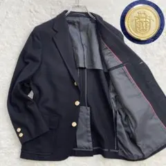 美品✨J.PRESS　紺ブレ　ジャケット　金ボタン　刻印　濃紺　ウール　13号