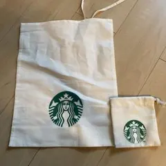スターバックス 巾着袋 スタバ ギフト袋 STARBUCKS