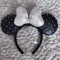 ミニー耳カチューシャ パール付き