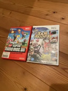 Wii2本セット 大乱闘スマッシュブラザーズ X、スーパーマリオブラザーズWii