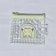 3coins ポケピース ミニクリアポーチ ピカチュウ