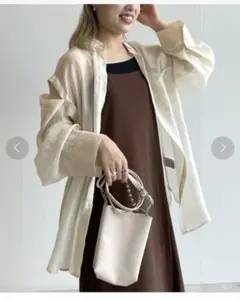 【wcloset】マルチウェイ ロングスリーブシャツのサムネイル