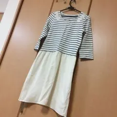 earth music&ecology ボーダーワンピース