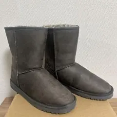 【美品‼️】mooi mooi ムートンブーツ ダークグレー 3Lのサムネイル