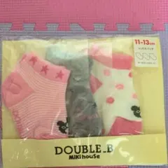 新品！DOUBLE.B キッズ靴下 11-13cm 3足セット☆