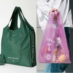 ディーン＆デルーカ エコバッグ SOHOグリーン＆ブルーベリー