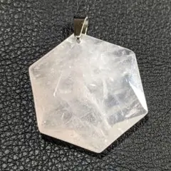 ローズクォーツ 六芒星 ペンダントトップ