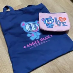 ANGELBLUE トート ポーチ 2点セット ナカムラくん エンジェルブルーのサムネイル