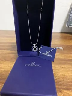SWAROVSKI サークルモチーフ ネックレス