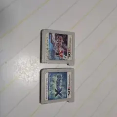 3DSゲーム2本セット ポケモンX,Y