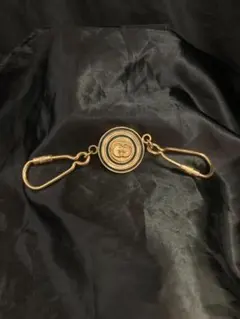 グッチ キーリング カラビナ インターロッキング ゴールドカラー ライン