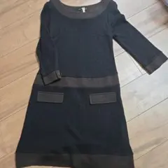 ketty 長袖ワンピース サイズ2 黒/茶