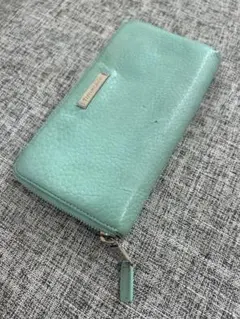 あ*)様 Tiffany & Co. ラウンドファスナー長財布　ライトブルー　テのサムネイル