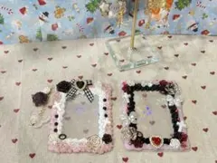ホイップデコB8サイズフォトカードケース ホワイトandブラック