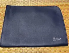 BEAMS LIGHTS ネイビー クラッチバッグ