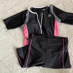 Reebok スポーツ用水着 Mサイズ ブラック/ピンク