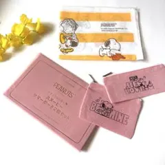 【新品未開封】PEANUTS スヌーピー 手ぬぐい サマーポーチ2個セット