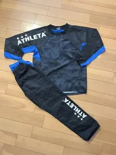 ATHLETA ピステ上下 ブラック/ブルー160