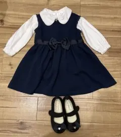 女の子　95センチ フォーマルセット　靴付き　入園式　卒園式