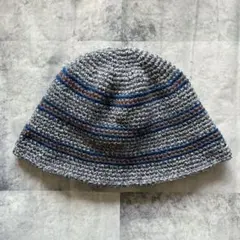 クラッシャーハット クロシェハット ニット帽 バケハ